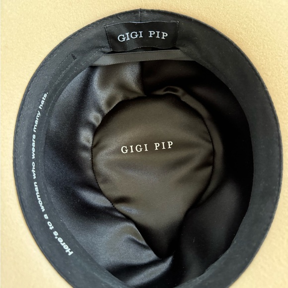 Gigi Pip Cream Wool Hat 57 - Picture 9 of 11